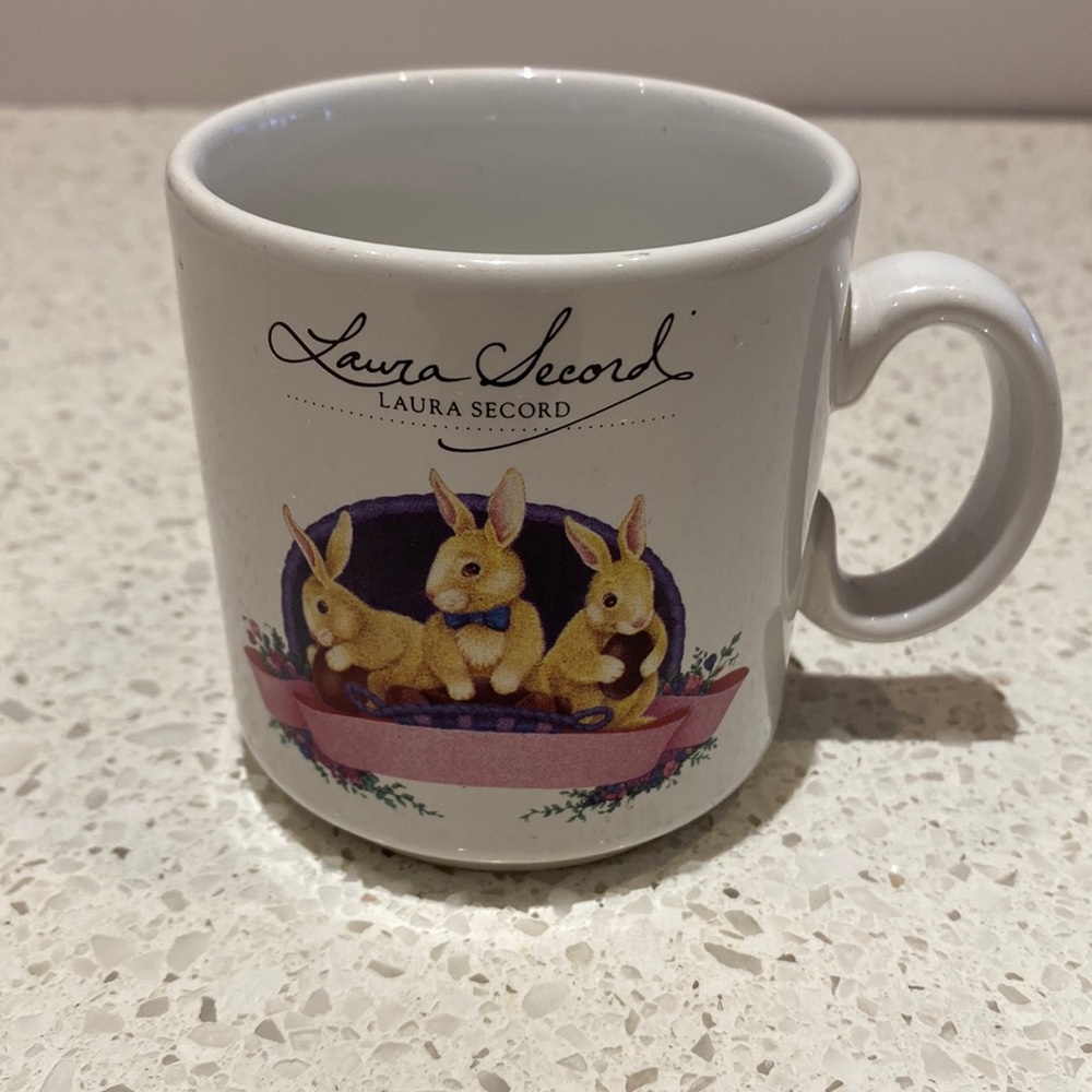 Laura Secured Ceramic  Kids Bunnies Mug